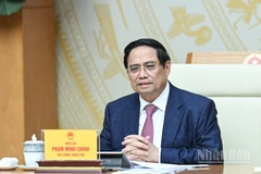 Thủ tướng Chính phủ Phạm Minh Chính chủ trì Phiên họp lần thứ nhất của Ban Chỉ đạo. (Ảnh: Trần Hải)