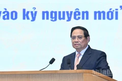 Thủ tướng Chính phủ Phạm Minh Chính phát biểu ý kiến chỉ đạo hội nghị. (Ảnh: TRẦN HẢI)