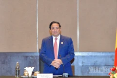 Thủ tướng Chính phủ Phạm Minh Chính phát biểu ý kiến tại cuộc làm việc. (Ảnh: THANH GIANG)
