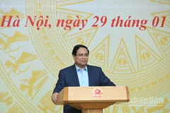 Thủ tướng Chính phủ Phạm Minh Chính phát biểu ý kiến kết luận Phiên họp. (Ảnh: TRẦN HẢI)