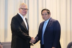 Thủ tướng Phạm Minh Chính tiếp ông Borje Ekholm, Tổng Giám đốc Tập đoàn Ericsson. (Ảnh: NHẬT BẮC/ VGP)