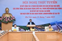 Thủ tướng Chính phủ Phạm Minh Chính chủ trì hội nghị. (Ảnh: Trần Hải)