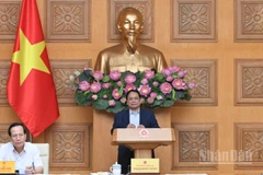 Thủ tướng Phạm Minh Chính chủ trì phiên họp. (Ảnh: Trần Hải)