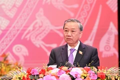 Tổng Bí thư Tô Lâm phát biểu ý kiến chỉ đạo tại Lễ kỷ niệm 80 năm Thành lập Chính phủ nước Cộng hoà xã hội chủ nghĩa Việt Nam. (Ảnh: Trần Hải)