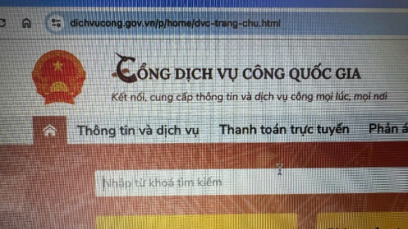 Cảnh báo giả mạo cổng dịch vụ công quốc gia để lừa đảo chiếm đoạt tài sản