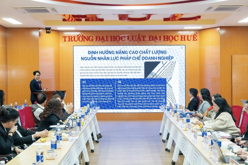 Cần tích cực nâng cao chất lượng đội ngũ pháp chế, phục vụ phát triển đất nước trong giai đoạn mới.