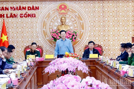 Phó Thủ tướng Mai Văn Chính làm việc với tỉnh Lâm Đồng về công tác khắc phục thiên tai trên địa bàn.