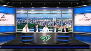 Quang cảnh buổi tọa đàm trực tuyến “Hướng tới không còn ca tử vong do sốt xuất huyết: Hiệu lực phòng bệnh bằng giải pháp tích hợp”.