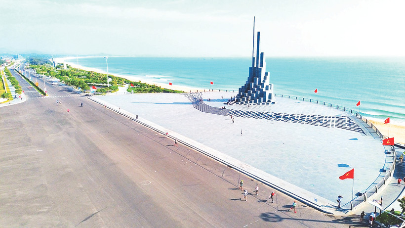 Một góc TP Tuy Hòa trong một sự kiện thể thao ngoài trời.