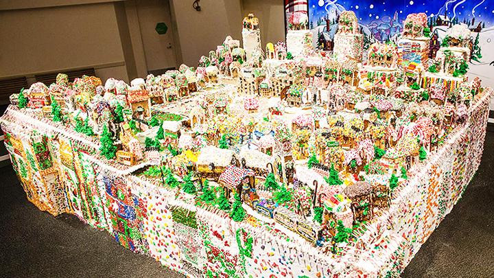 Ngôi làng làm từ bánh quy gừng