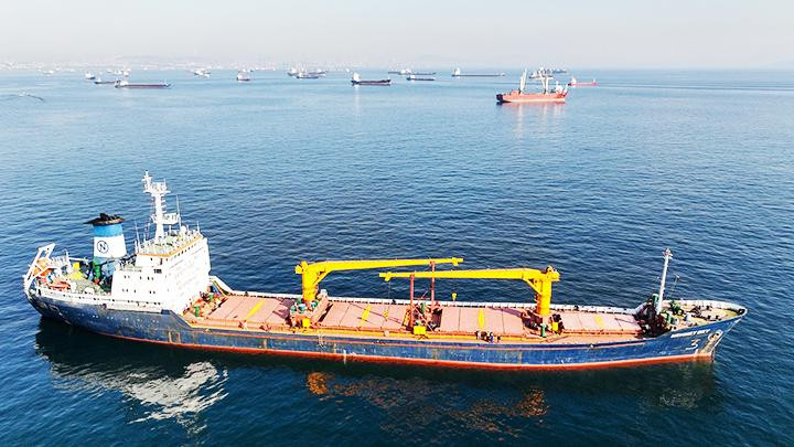 Hành lang vận chuyển ngũ cốc qua Biển Đen có vai trò quan trọng bảo đảm an ninh lương thực. Ảnh: REUTERS