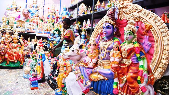 Búp bê puravi của làng Vilachery ngày càng thu hút nhiều khách hàng. Ảnh: THE HINDU