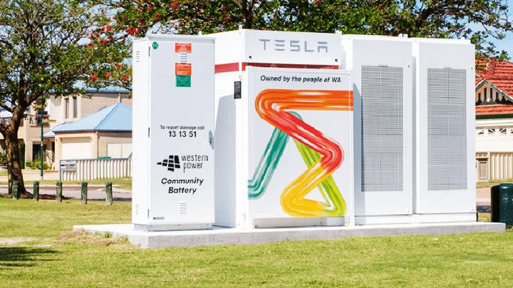 Pin cộng đồng tại thị trấn Ballan. Ảnh: ENERGY MATTERS