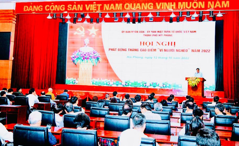 Lễ phát động Tháng cao điểm “Vì người nghèo” năm 2022 của thành phố Hải Phòng.