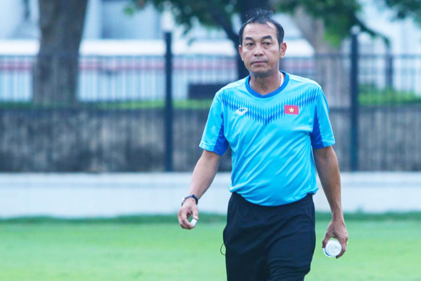 HLV trưởng Đinh Thế Nam của U19 Việt Nam. (Ảnh: VFF)