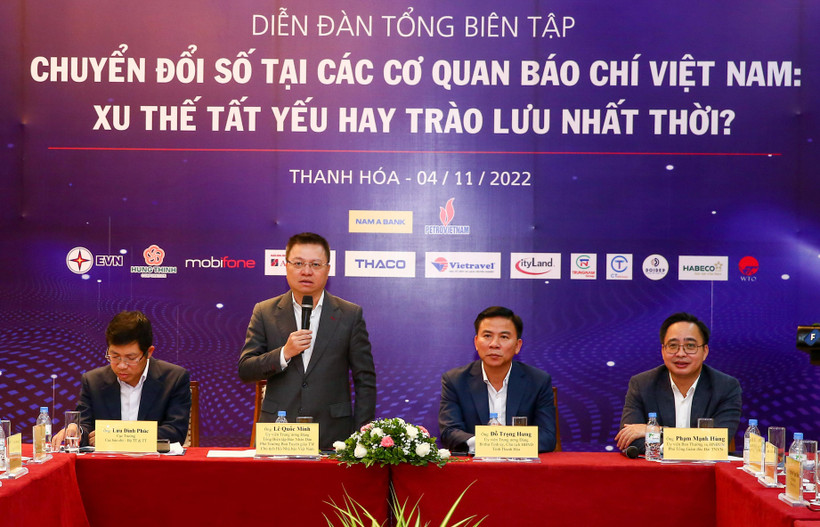 Đồng chí Lê Quốc Minh phát biểu khai mạc Diễn đàn. 