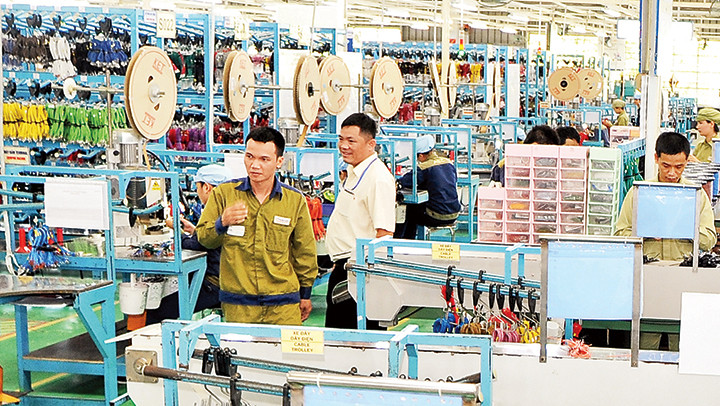 Chỉ số sản xuất công nghiệp năm 2024 tăng 8,4%. Ảnh: BẮC SƠN