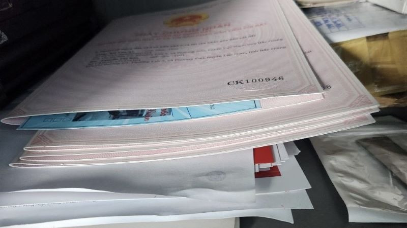 Các loại giấy tờ do đối tượng Nguyễn Văn Chiều làm giả.