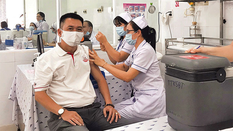 Tiêm ngừa phòng, chống dịch Covid-19 tại Tây Ninh.