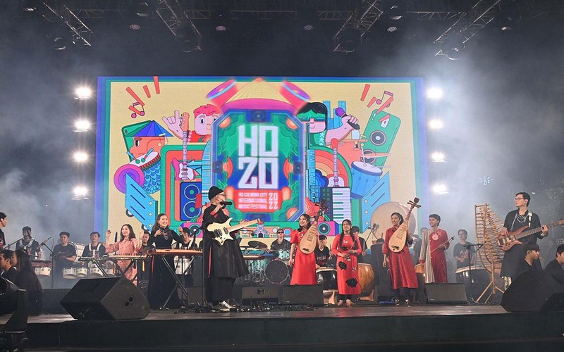Lễ hội âm nhạc HOZO tại Thành phố Hồ Chí Minh được đề cử giải Cống hiến cho sự kiện âm nhạc của năm. (Ảnh: QUỐC THANH)