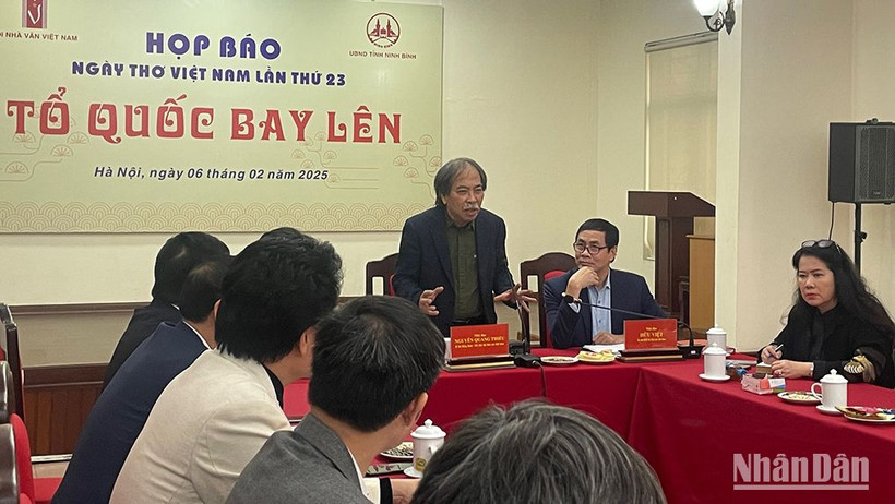 Nhà thơ Nguyễn Quang Thiều giới thiệu về Ngày Thơ Việt Nam 2025.