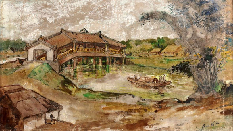 Một tác phẩm của họa sĩ Phan Kế An. Ảnh: Le Auction House