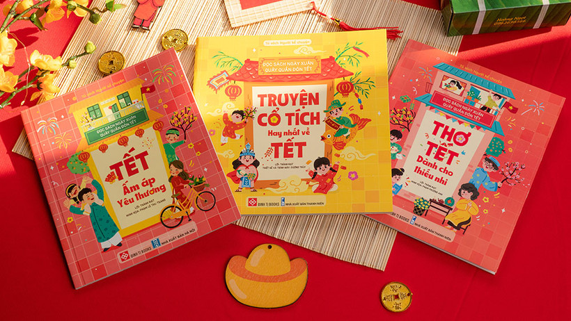 Bộ "Sách Tết 2024". (Ảnh: Đinh Tị Books)