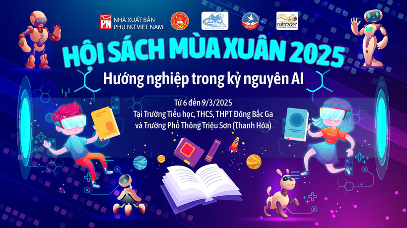 Hội sách Mùa xuân với chủ đề “Hướng nghiệp trong kỷ nguyên AI”
