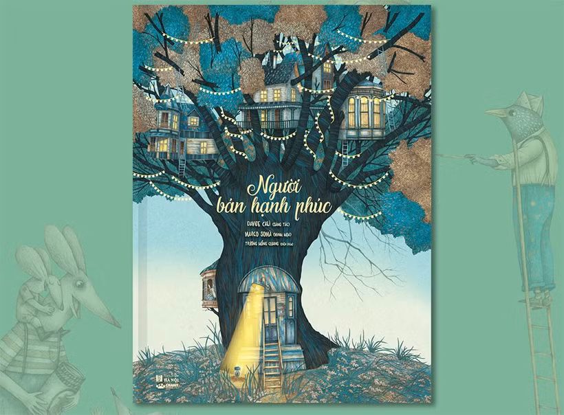 Cuốn"Người bán hạnh phúc". (Ảnh: Crabit Kidbooks)