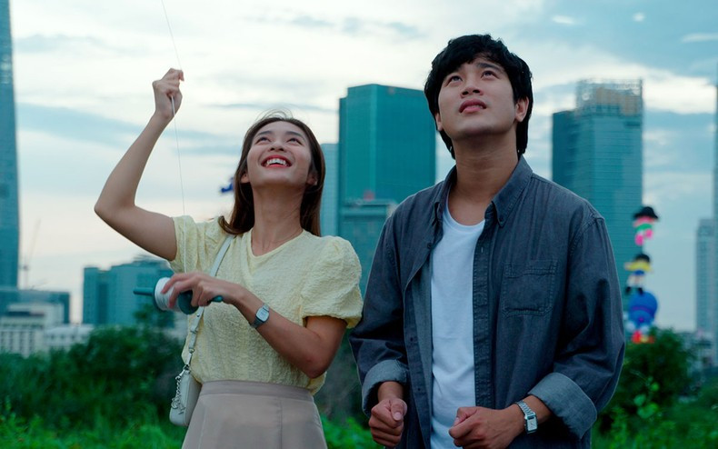 Hai diễn viên Trần Phong và Khả Ngân trong phim. (Ảnh: BHD cung cấp)