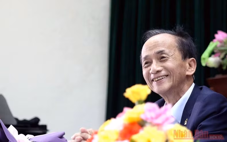 Phó Giáo sư, Tiến sĩ Nguyễn Lân Cường. (Ảnh: Thiên Phương)