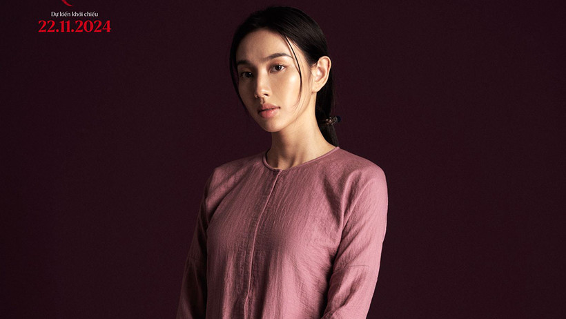 Tạo hình nhân vật của Thùy Tiên trong phim. (Ảnh: Galaxy Studio cung cấp)