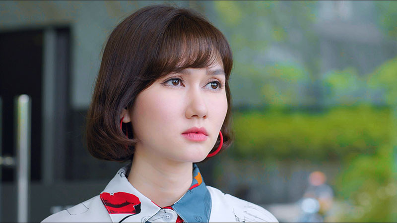 Hương Giang trong phim "Món quà của cha". (Ảnh: VFC)