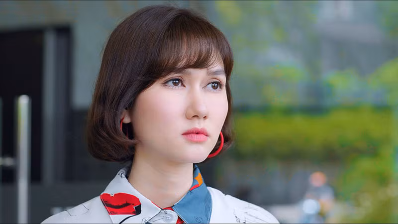 Hương Giang trong phim "Món quà của cha". (Ảnh: VFC)