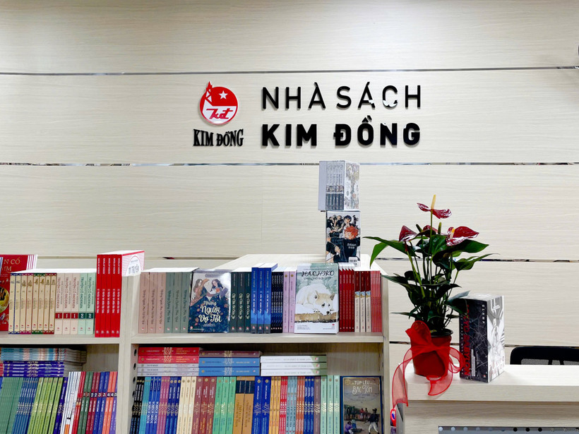 Nhà sách Kim Đồng tại Huế. (Ảnh: Nhà xuất bản cung cấp)