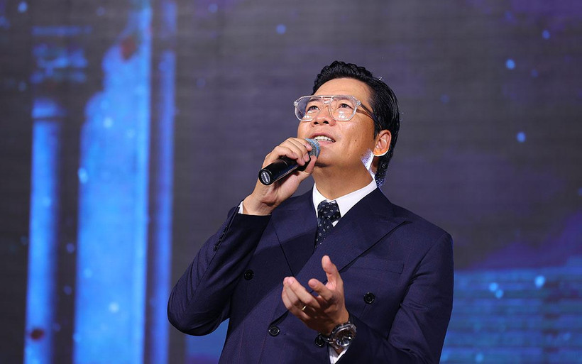 Ca sĩ Phúc Tiệp. (Ảnh: HÒA NGUYỄN)