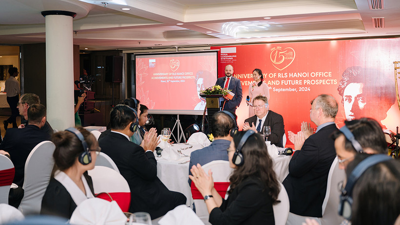 Lễ kỷ niệm 15 năm thành lập Quỹ Rosa Luxemburg.