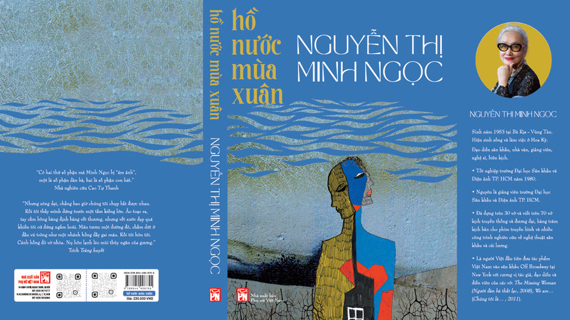 Bìa cuốn "Hồ nước mùa xuân". (Ảnh: Nhà xuất bản Phụ nữ Việt Nam)