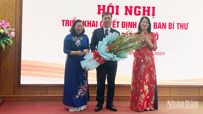 Đồng chí Vũ Trọng Lâm tại Hội nghị.