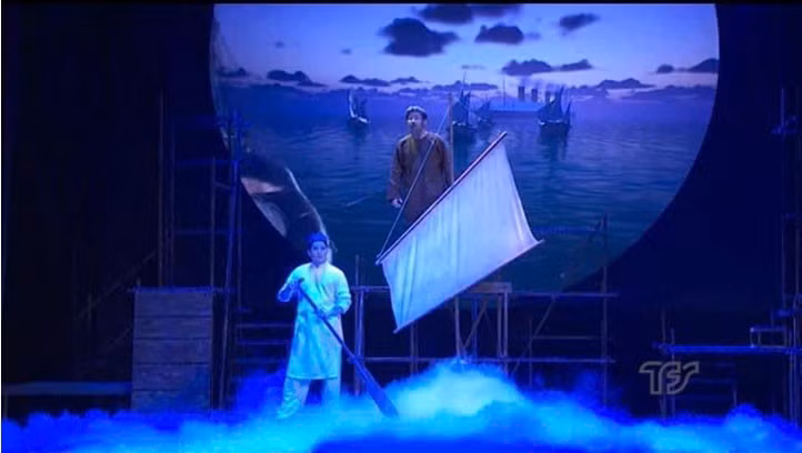 Cảnh trong vở diễn. 