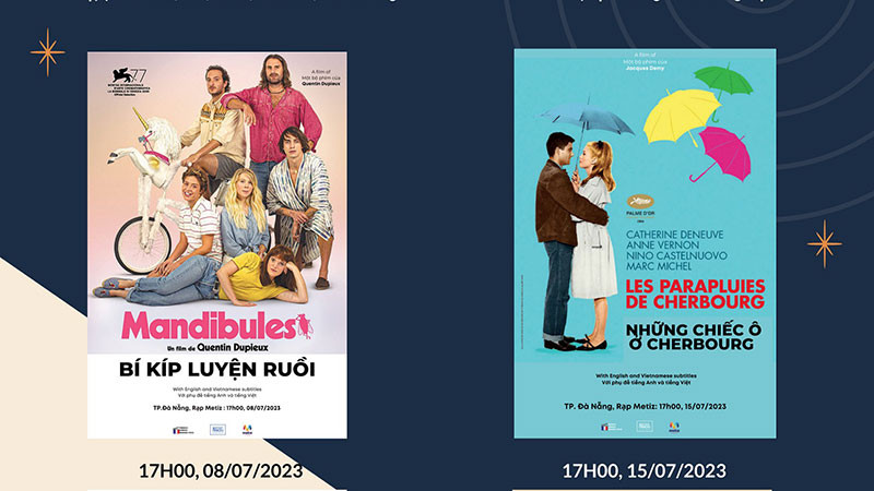 Hai bộ phim sẽ chiếu trong thời gian tới. (Ảnh: Viện Pháp tại Việt Nam)