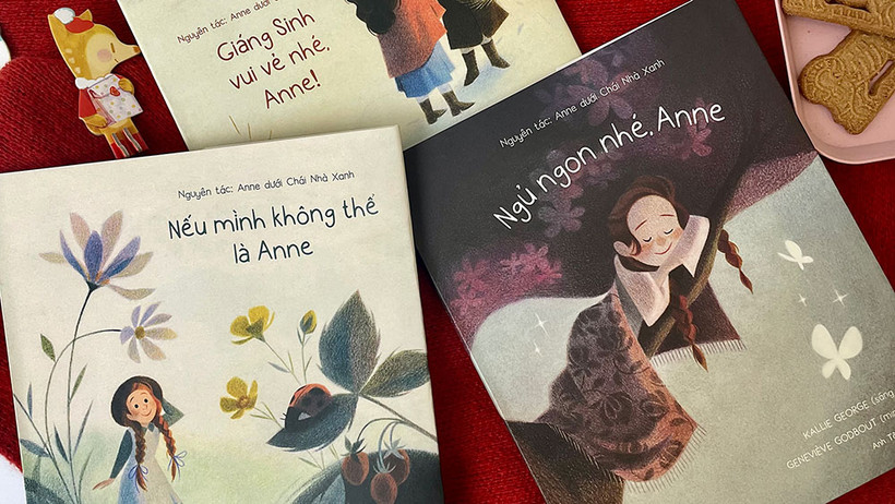 Bộ sách tranh "Anne tóc đỏ". (Ảnh: Crabit KidBooks)