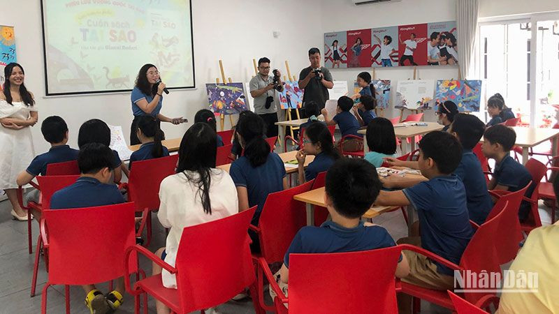 Đông đảo các em nhỏ tham gia sự kiện.