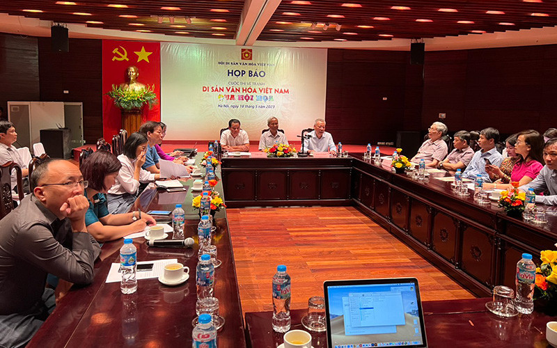 Họp báo công bố Cuộc thi. (Ảnh: Ban tổ chức cung cấp)