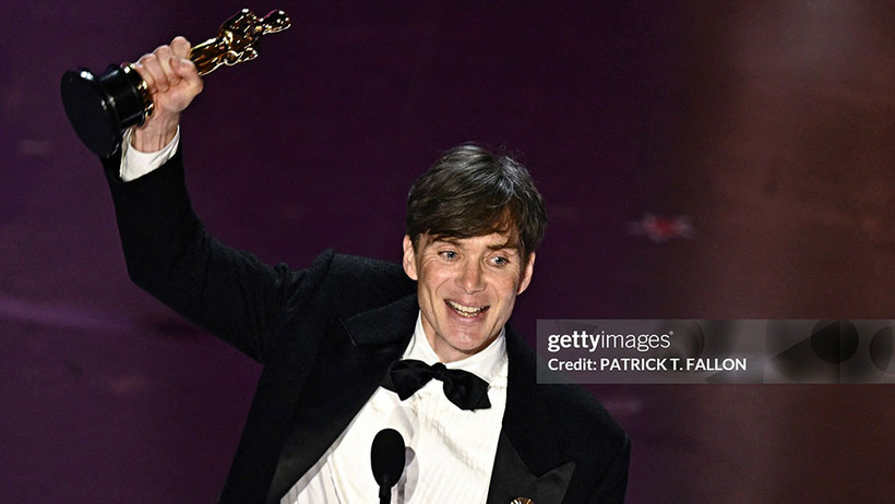 Nam diễn viên Cillian Murphy giành giải Oscar cho Nam diễn viên xuất sắc nhất. (Ảnh: Getty Image)