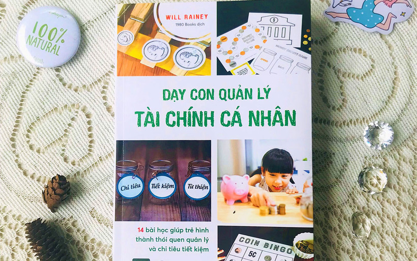 Cuốn "Dạy con quản lý tài chính cá nhân". (Ảnh: 1980 Books)