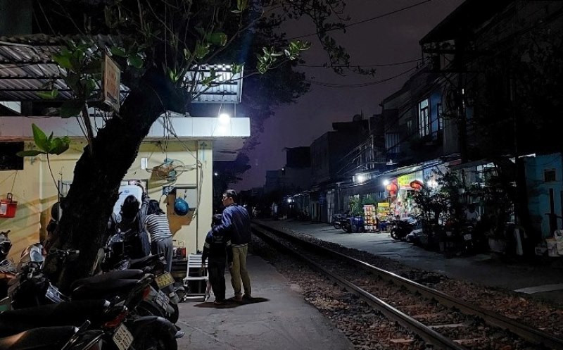 Gác chắn nơi xảy ra vụ việc.