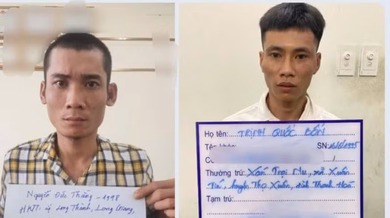 Đối tượng Nguyễn Đức Thắng và đối tượng Trịnh Quốc Bốn. 