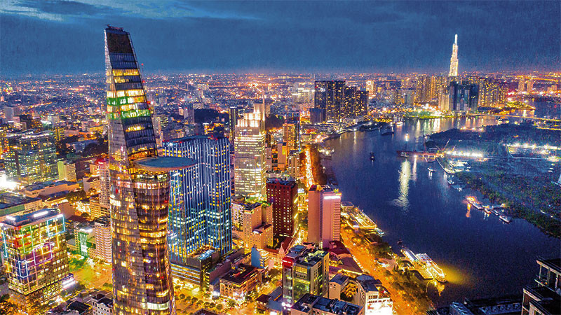 Một góc Thành phố Hồ Chí Minh hôm nay.