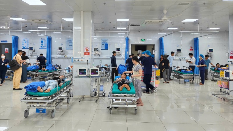 Nạn nhân nhanh chóng được đưa đến Bệnh viện Hùng Vương Gia Lai để theo dõi sức khỏe.